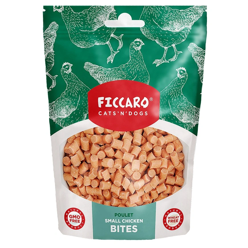 FICCARO Hundesnack Kylling Bites - små hundegodbidder 100 g
